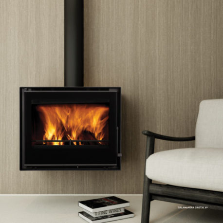Estufa Leña Chama Cristal 69 - Chimeneas Impormade