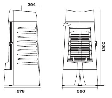 Estufa leña Mandor Invicta – Chimeneas Impormade