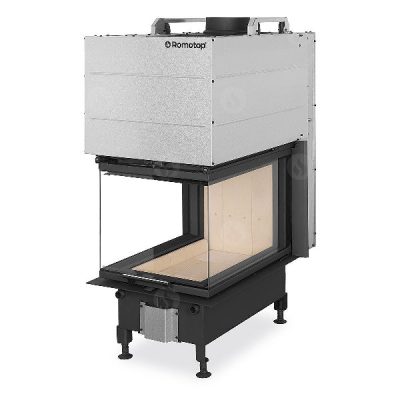 Hogar leña 3 cristal guillotina- Chimeneas Impormade