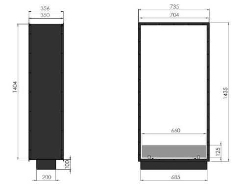 Chimenea bioetanol Slimfire Tunel - Imagen 6